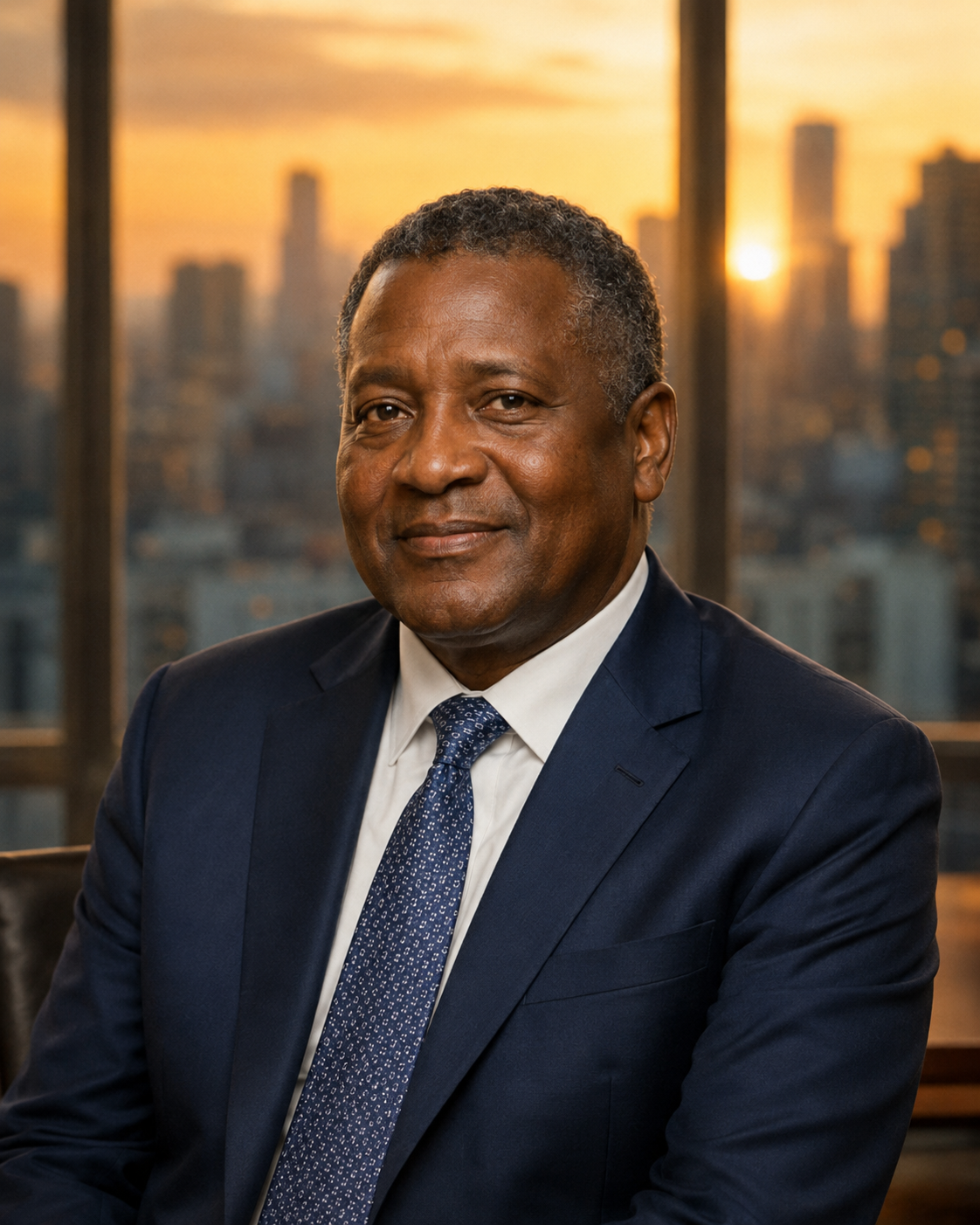Portrait of Aliko Dangote